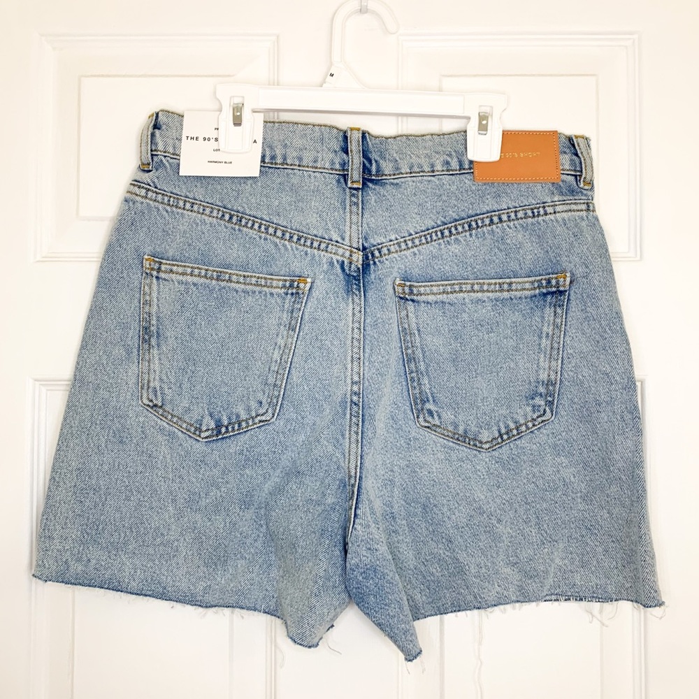 ZARA the 90s Bermuda Jean shorts high rise